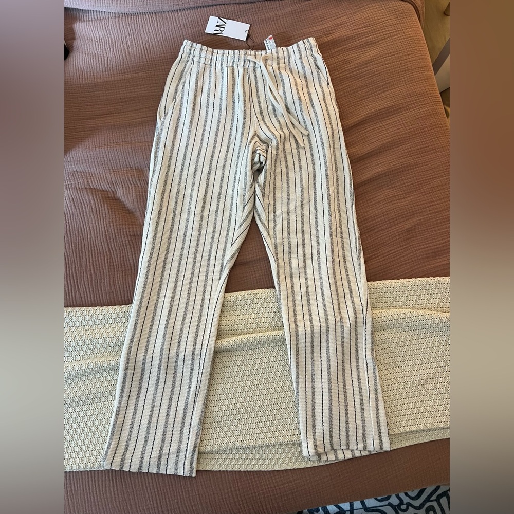 Zara striped pants